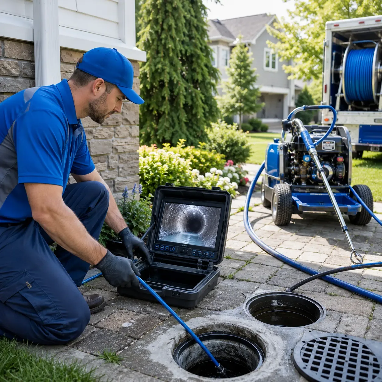 Outdoor drain cleaning professionals serving Dema, KY